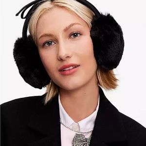 Kate Spade Shoelace Bow Earmuffs